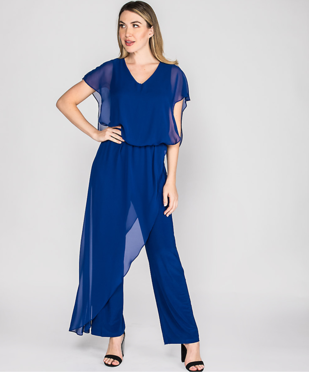 Last Tango Last Tango MS1059 Jumpsuit Chiffon Over