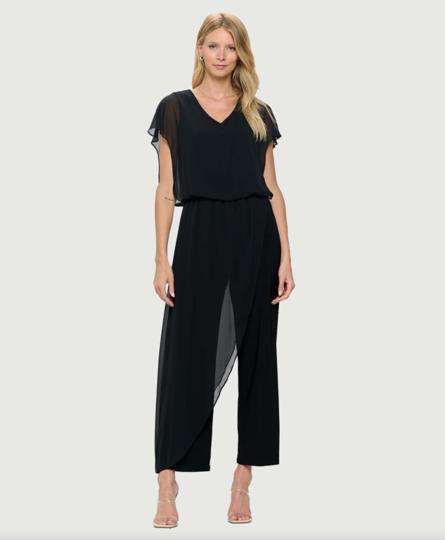 Last Tango Last Tango MS1059 Jumpsuit Chiffon Over