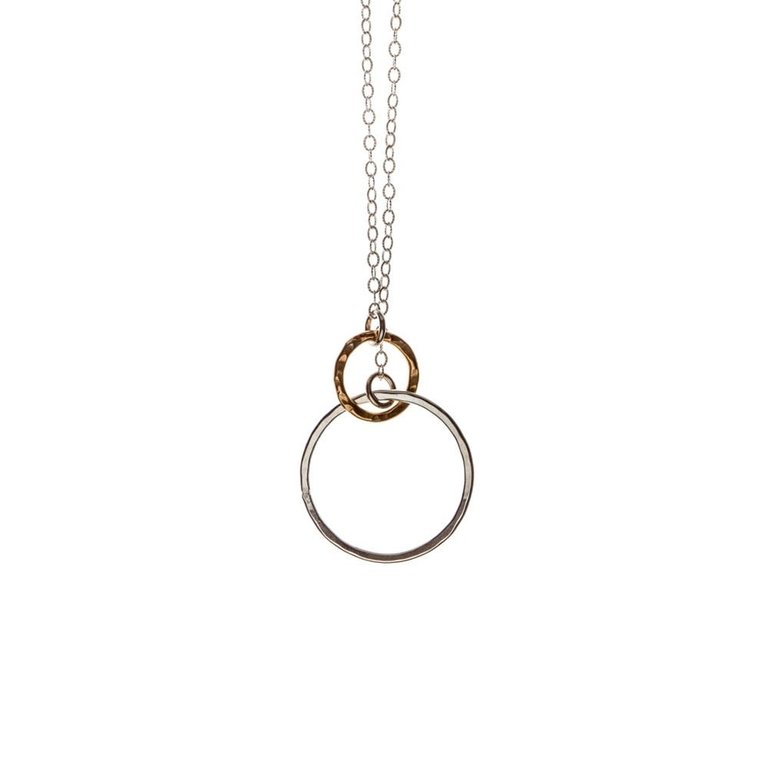 Kenda Kist Kenda Kist NK-1 stt Circles Interlocking Necklace