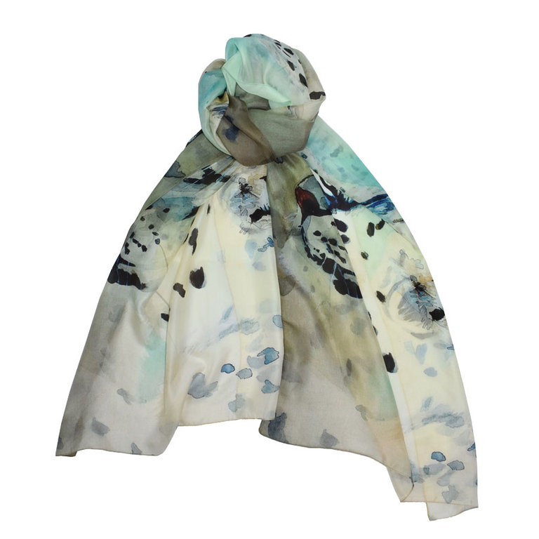 Dupatta Designs Arabian Snow Leopard Scarf