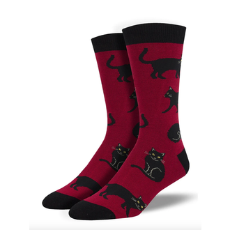 Socksmith Men's Black Cat Socks