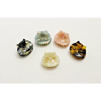 Medusa's Heirlooms Small Etched Cat Hair Clips