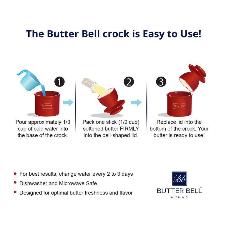 Antique Butter Bell Crock