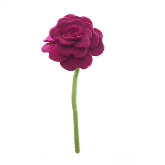 Global Goods Felt Blooming Rose
