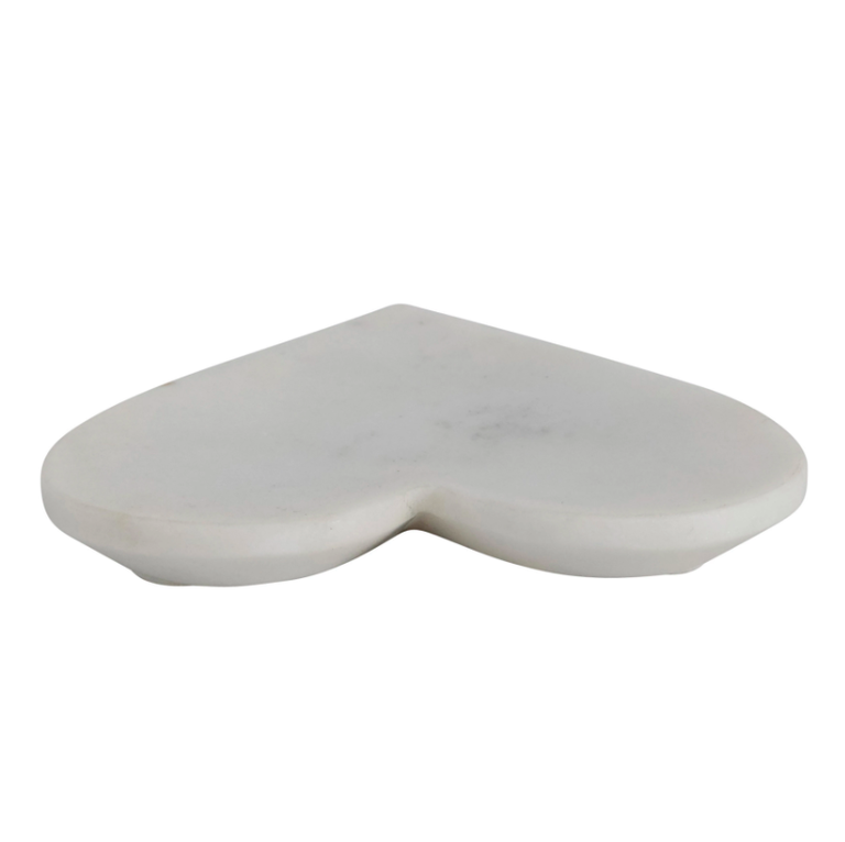 Creative Co-op CCOP DF5717 Marble Heart Dish