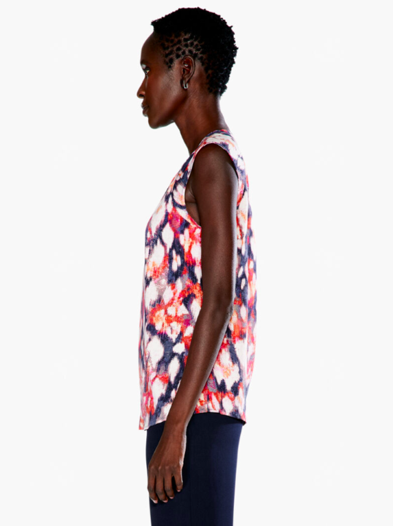 Nic + Zoe Nic + Zoe S231624 Floral Ikat Live In Tank