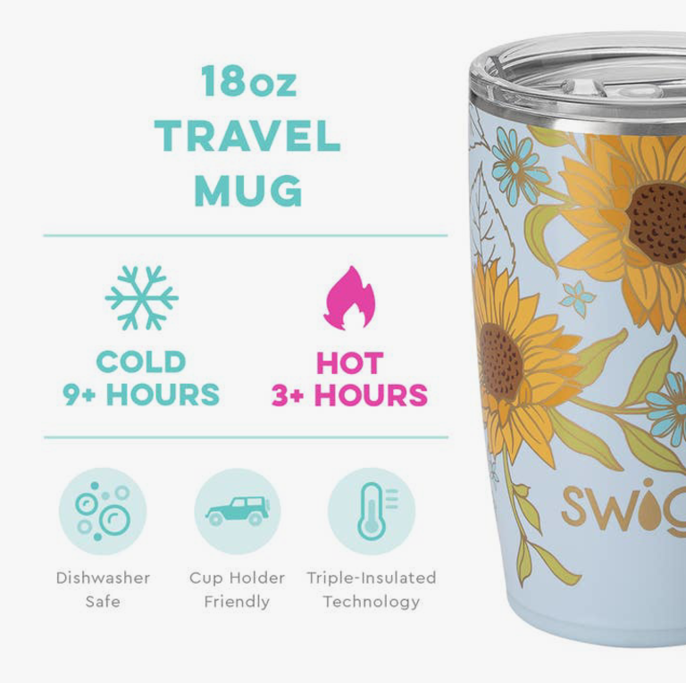 Promotional 18 Oz. Swig Life™ All Spruced Up Travel Mug