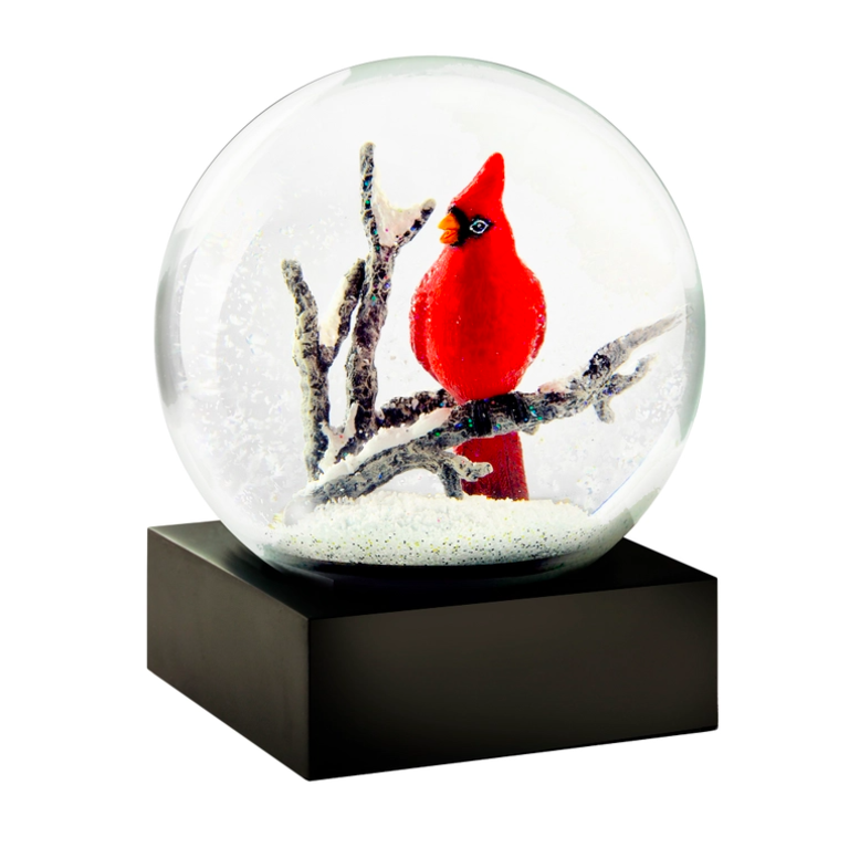 Cool Snow Globes CoolSnowGlobes CS216-CARS Cardinal Singing Snow Globe
