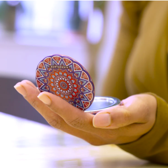 Kikkerland Mandala Travel Mirrors