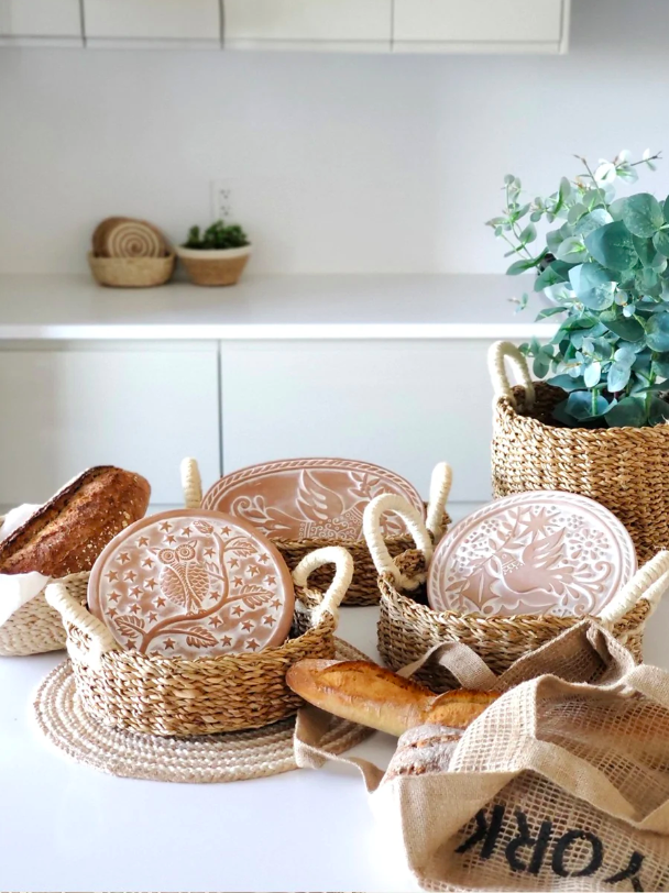 Bread Warmer & Basket - Vintage Flower by KORISSA