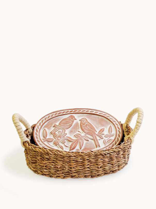 Bread Warmer & Basket - Owl Oval, KORISSA