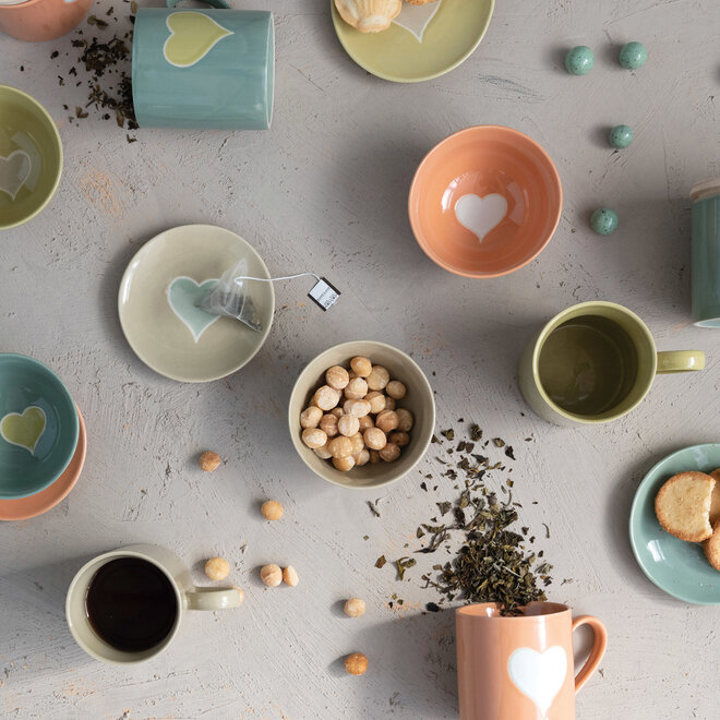 Creative Co-Op Mug, Stoneware Tea Bag Holder – Little Red Hen