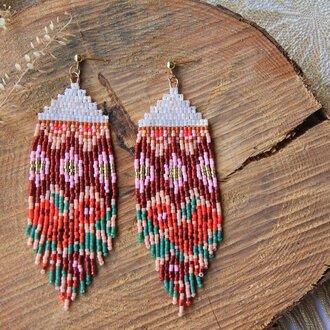 Mayana Designs Co Huipil Fringe Earring