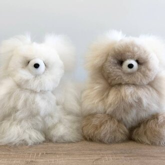Shupaca Alpaca Fur Stuffed Bear
