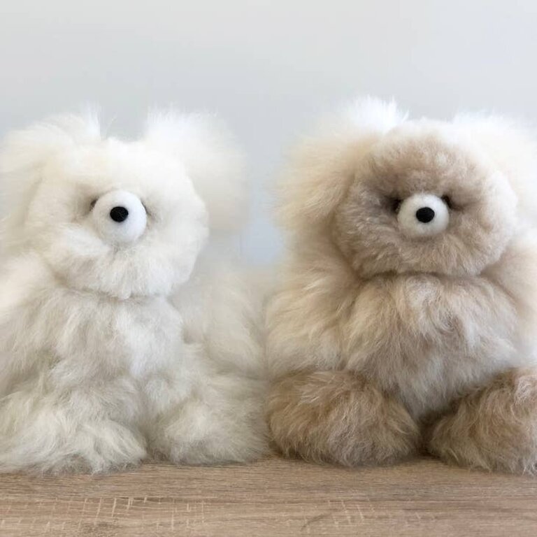 Shupaca Shupaca Alpaca Fur Stuffed Bear