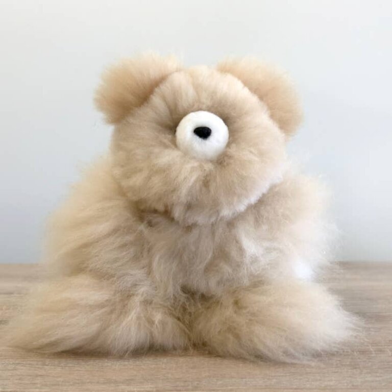Shupaca Shupaca Alpaca Fur Stuffed Bear