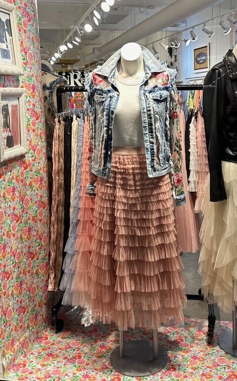 Wonderful & Young To The Way Tiered Tulle Skirt