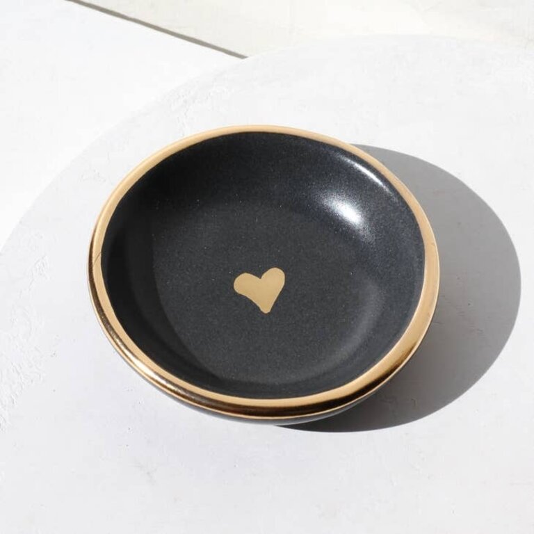 ZPAQI Pink Clear Heart Shaped Ring Holder Dish Trinket Tray Gift for  Wedding Birthday - Walmart.com
