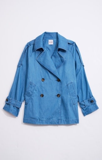 NIC+ZOE Nic + Zoe Denim Femme Trench Coat