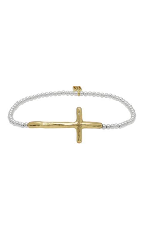 Waxing Poetic Waxing Poetic FMB7CCMS Faith Cross Bracelet