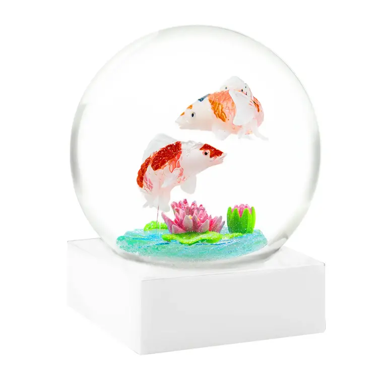 Cool Snow Globes CoolSnowGlobes CS361-KOIF Koi Snow Globe