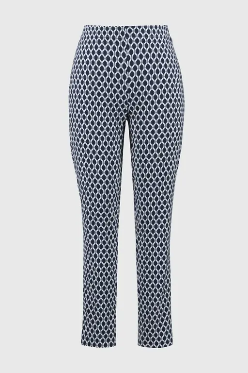 Joseph Ribkoff Joseph Ribkoff 251099 Jacquard Geometric Pants