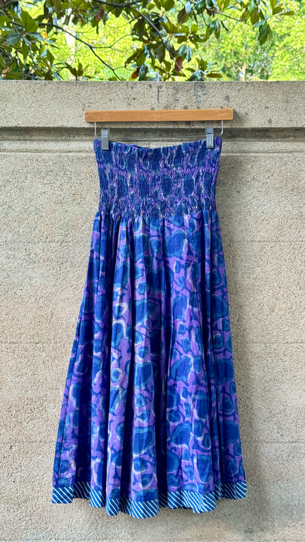 Rustic Passport Smocked Skirt/Dress