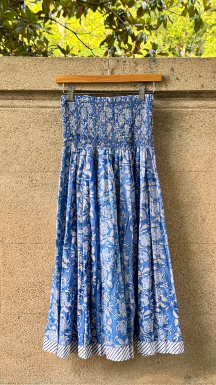 Rustic Passport Smocked Skirt/Dress