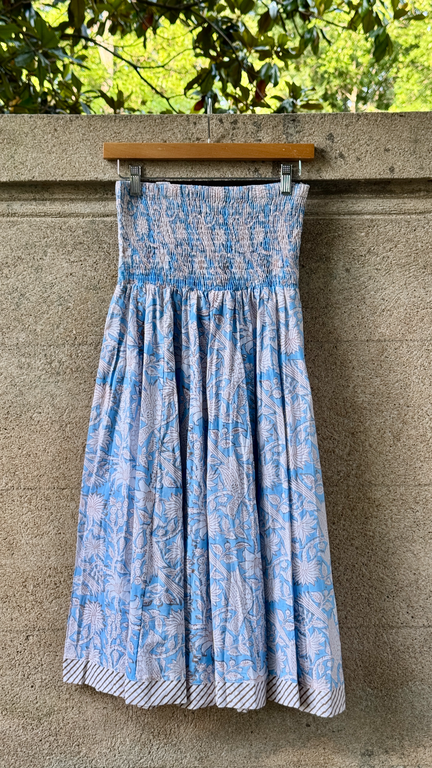 Rustic Passport Smocked Skirt/Dress