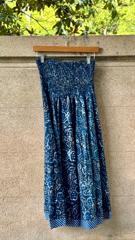 Rustic Passport Smocked Skirt/Dress