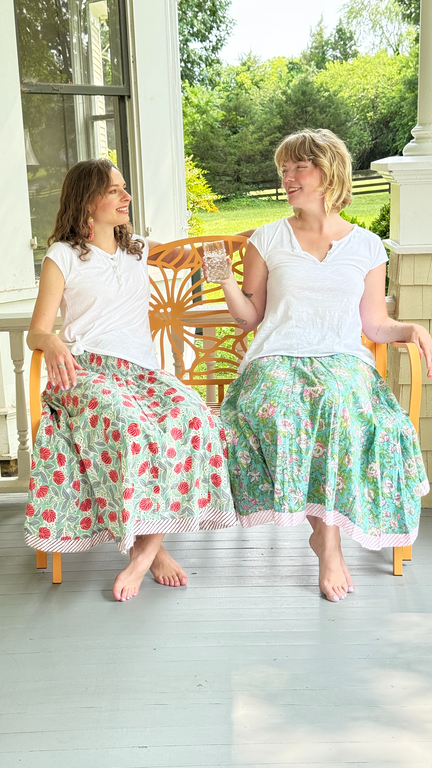 Rustic Passport Smocked Skirt/Dress