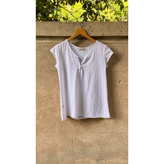 Saga Cap Sleeve Henley