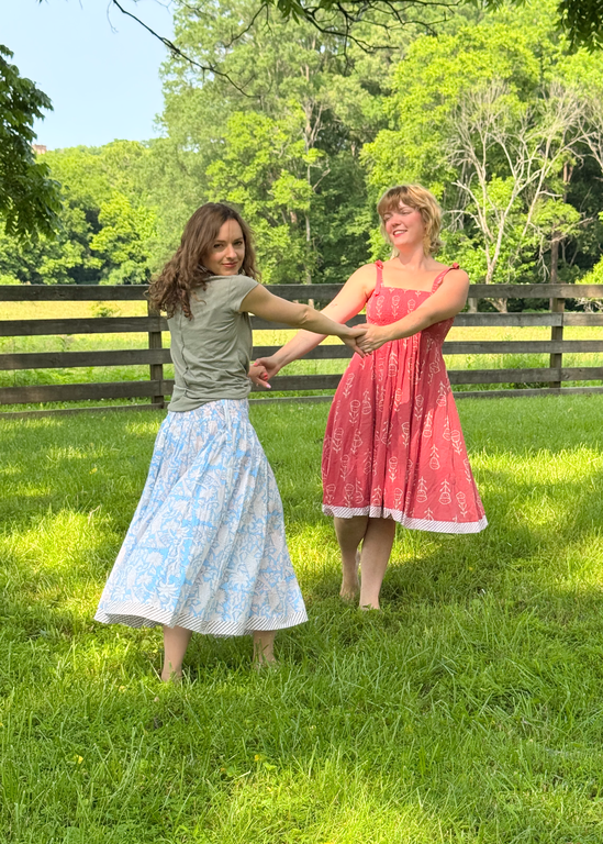 Rustic Passport Smocked Skirt/Dress