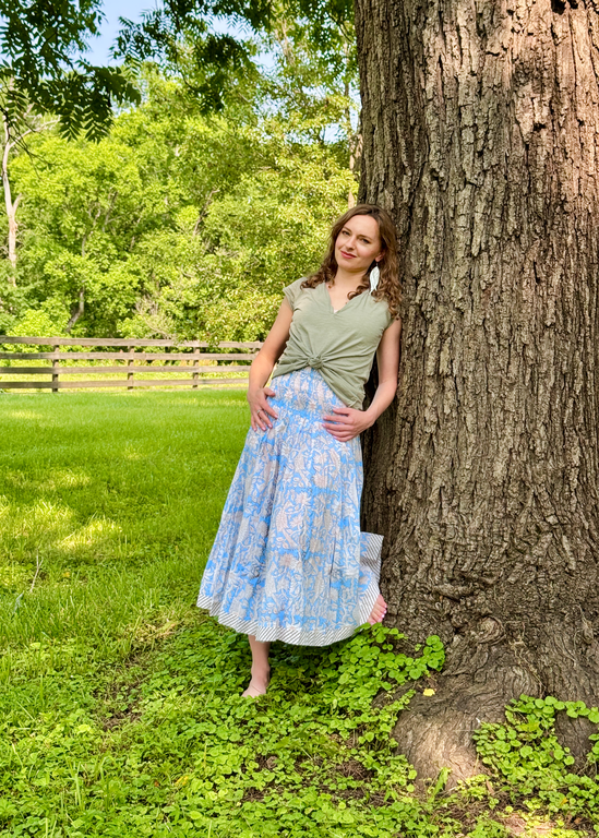 Saga Cap Sleeve Henley