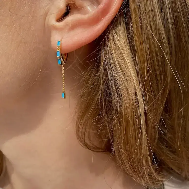 Native Gem Sparkler Huggies