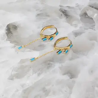 Native Gem Sparkler Huggies