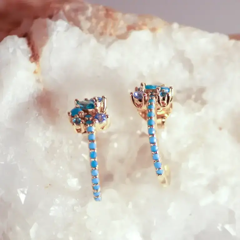 Native Gem Tropicale Mini Hoops