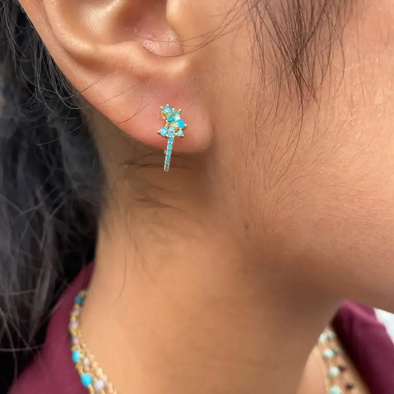 Native Gem Tropicale Mini Hoops