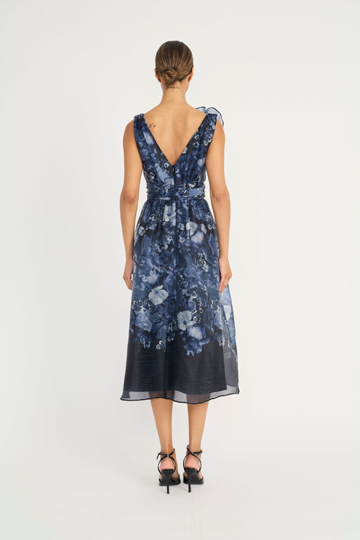 Maggy London Sleeveless Organza Dress