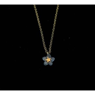 Michael Michaud Michael Michaud 9308BZ Forget Me Not Single Flower Pendant