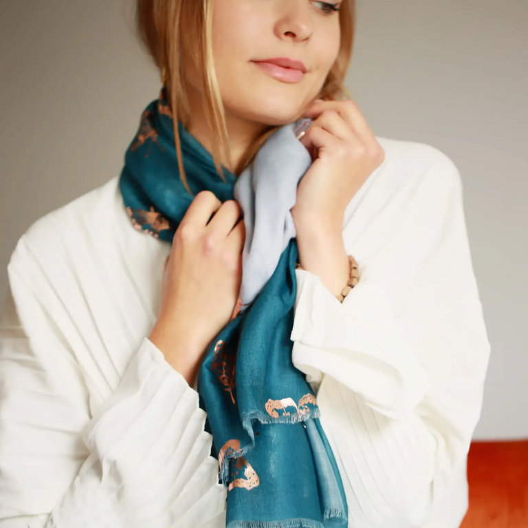 Studio Hop Studio Hop British Butterflies Ombre Scarf