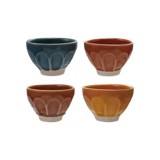 Creative Co-op CCOP Stoneware PinchPot Reactive Glaze