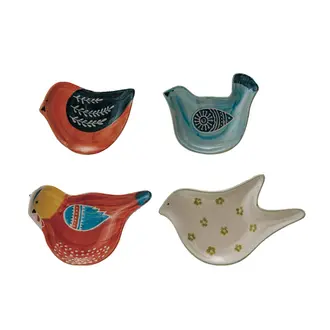 Creative Co-op CCOP DF9711A Stoneware Bird Shaped Dish