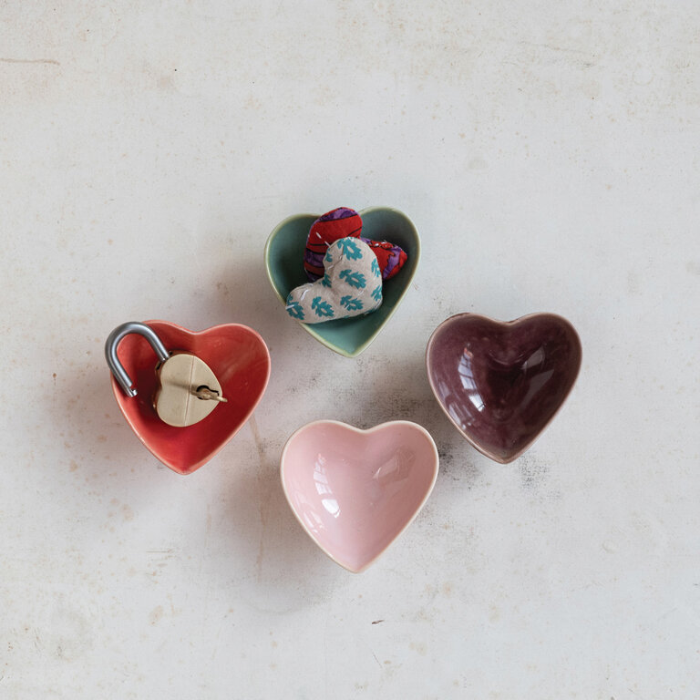 Creative Co-op CCOP DG0511A Heart Dish