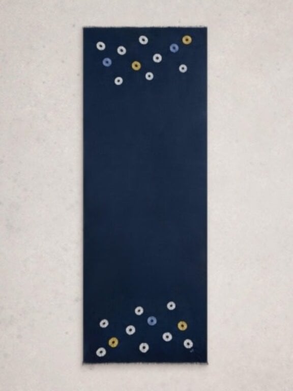 White Stuff EMBROIDERED SCARF