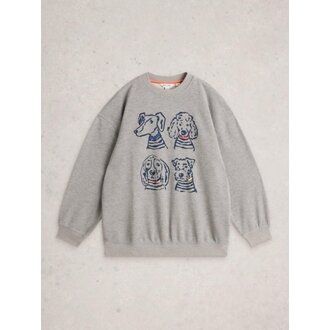 White Stuff CLEO LONGLINE GRAPHIC SWEAT