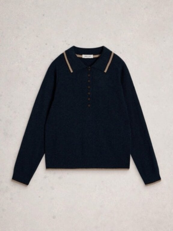 White Stuff POPPY POLO LS JUMPER
