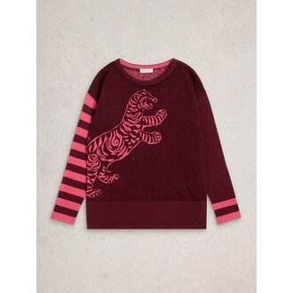 White Stuff OLIVE PRINT JUMPER