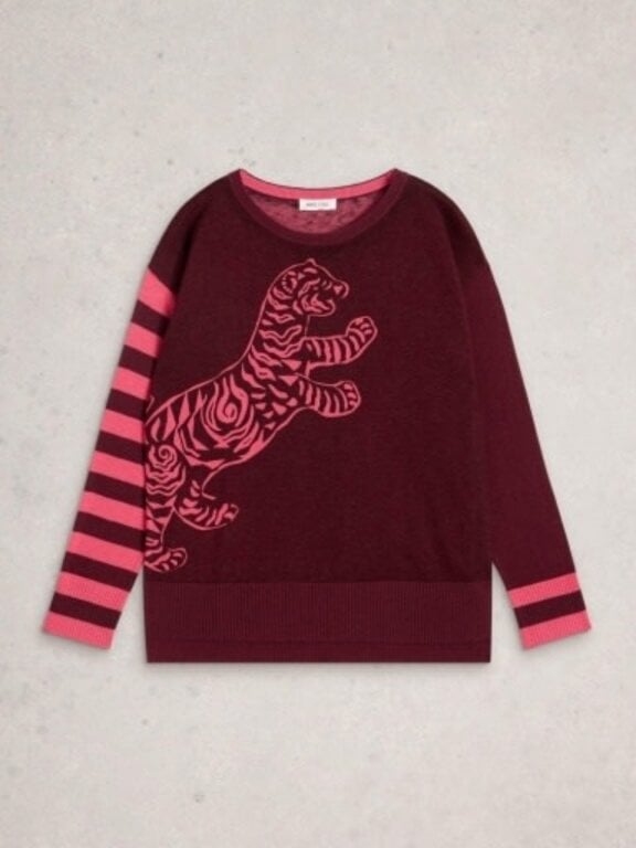White Stuff OLIVE PRINT JUMPER