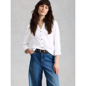 White Stuff ANNIE DOUBLE CLOTH BLOUSE